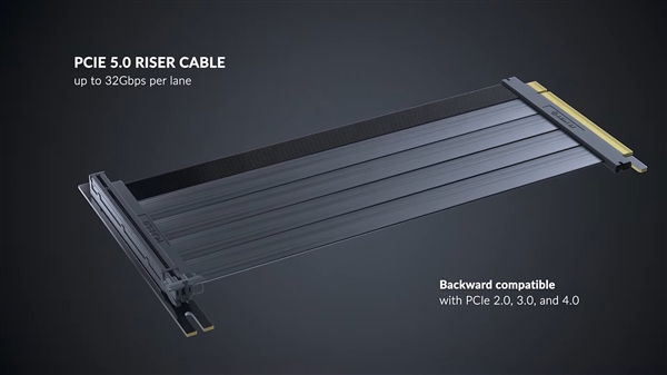 联力打造最强PCIe 5.0竖装显卡支架：20斤庞然巨物也不怕