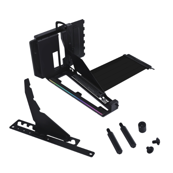 联力打造最强PCIe 5.0竖装显卡支架：20斤庞然巨物也不怕