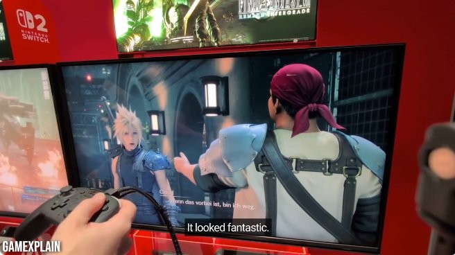 绝对惊艳！ 数毛社盛赞Switch2版《最终幻想7重制版》