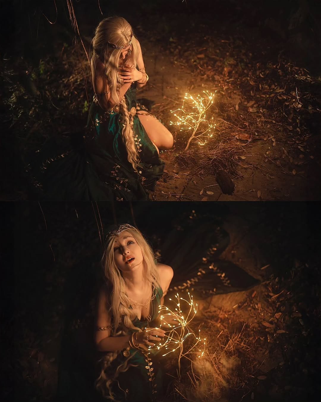 壁纸级《艾尔登法环》玛丽卡COS照 薄纱难掩曼妙曲线