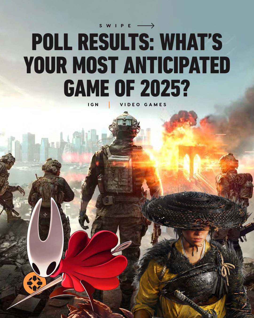 IGN票选2025年最期待游戏 《羊蹄山之魂》远超其他3A游戏