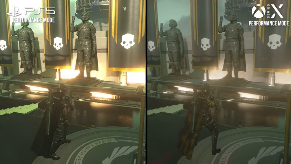 原配画质高 新欢帧数棒！ 《绝地潜兵2》两大主机对比