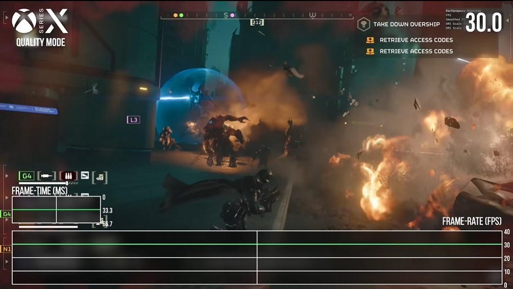 原配画质高 新欢帧数棒！ 《绝地潜兵2》两大主机对比