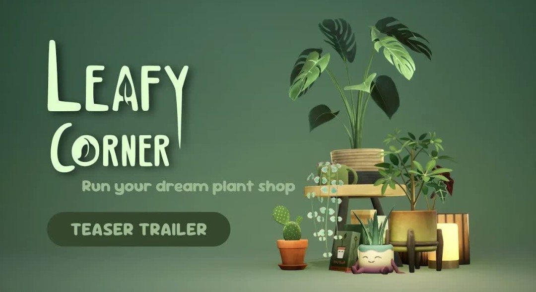 治愈系店铺经营游戏《绿植小筑》Steam商店页公开