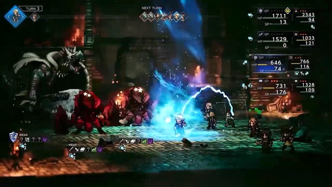 《歧路旅人0》新实机演示 游戏战斗和城镇建设展示