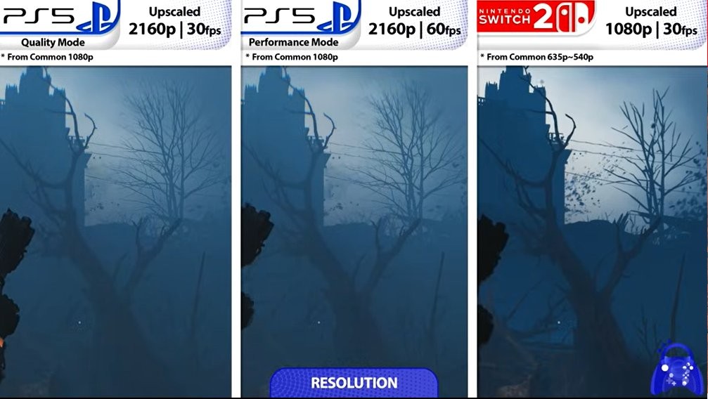 光照与细节阉割严重！ 《时间旅者：重生曙光》PS5与Switch2表现对比