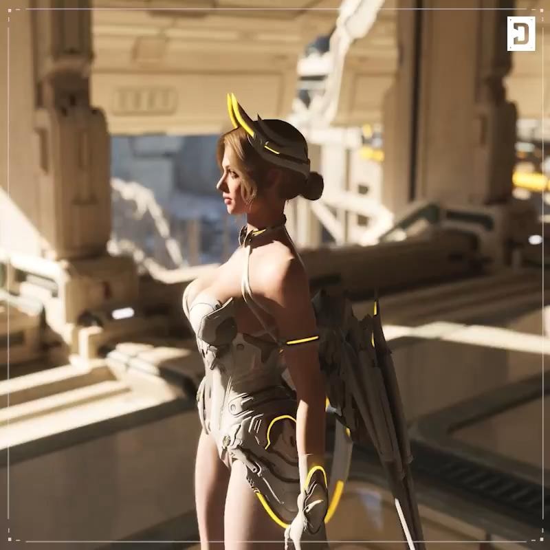 《第一后裔》美女塞琳娜新皮肤 质感非常逼真！