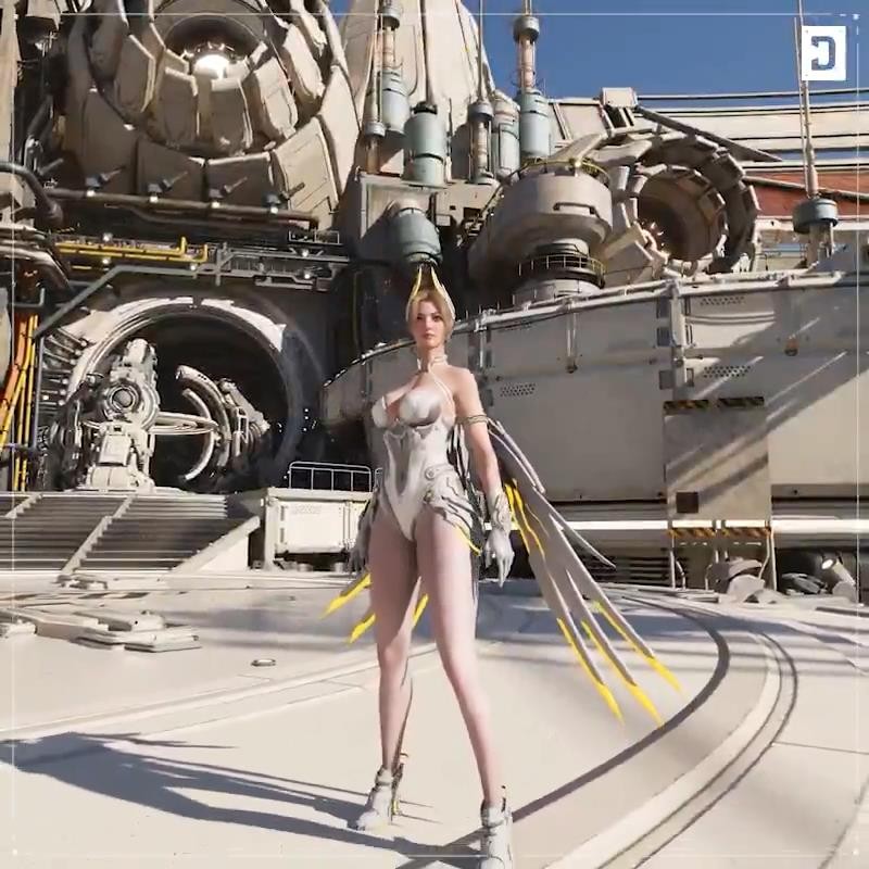 《第一后裔》美女塞琳娜新皮肤 质感非常逼真！