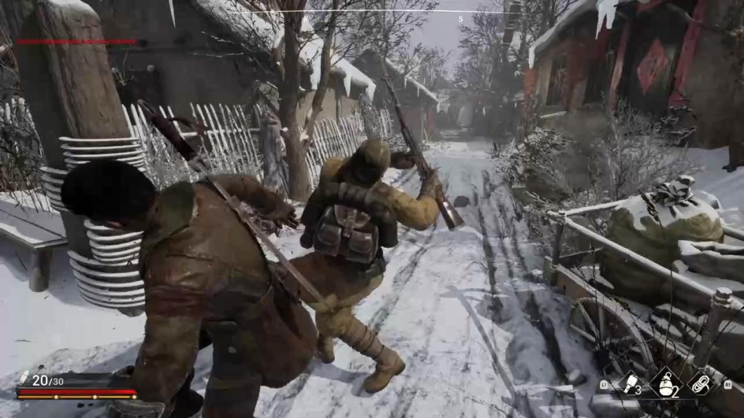 国产抗日游戏《斗虎》实机演示 挥刀斩敌寇！