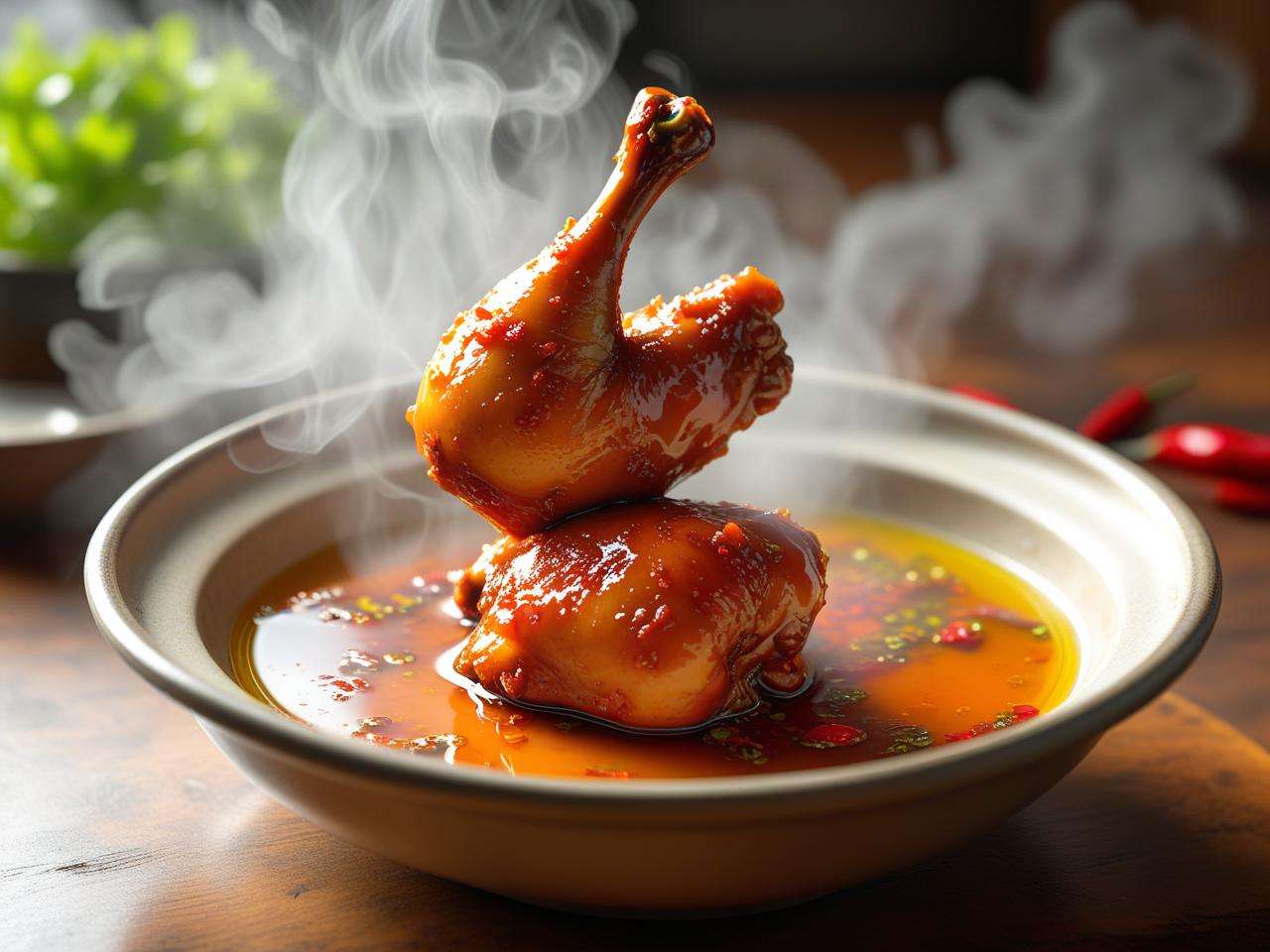 辣鸡腿蒸着吃有毒吗