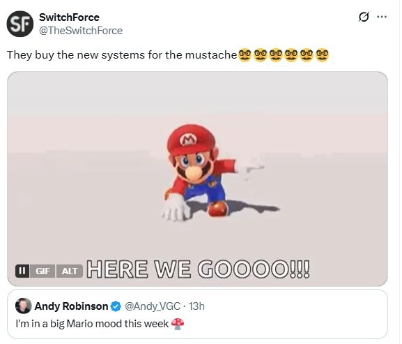 奥德赛2？ 传新3D《马里奥》游戏将亮相任天堂直面会