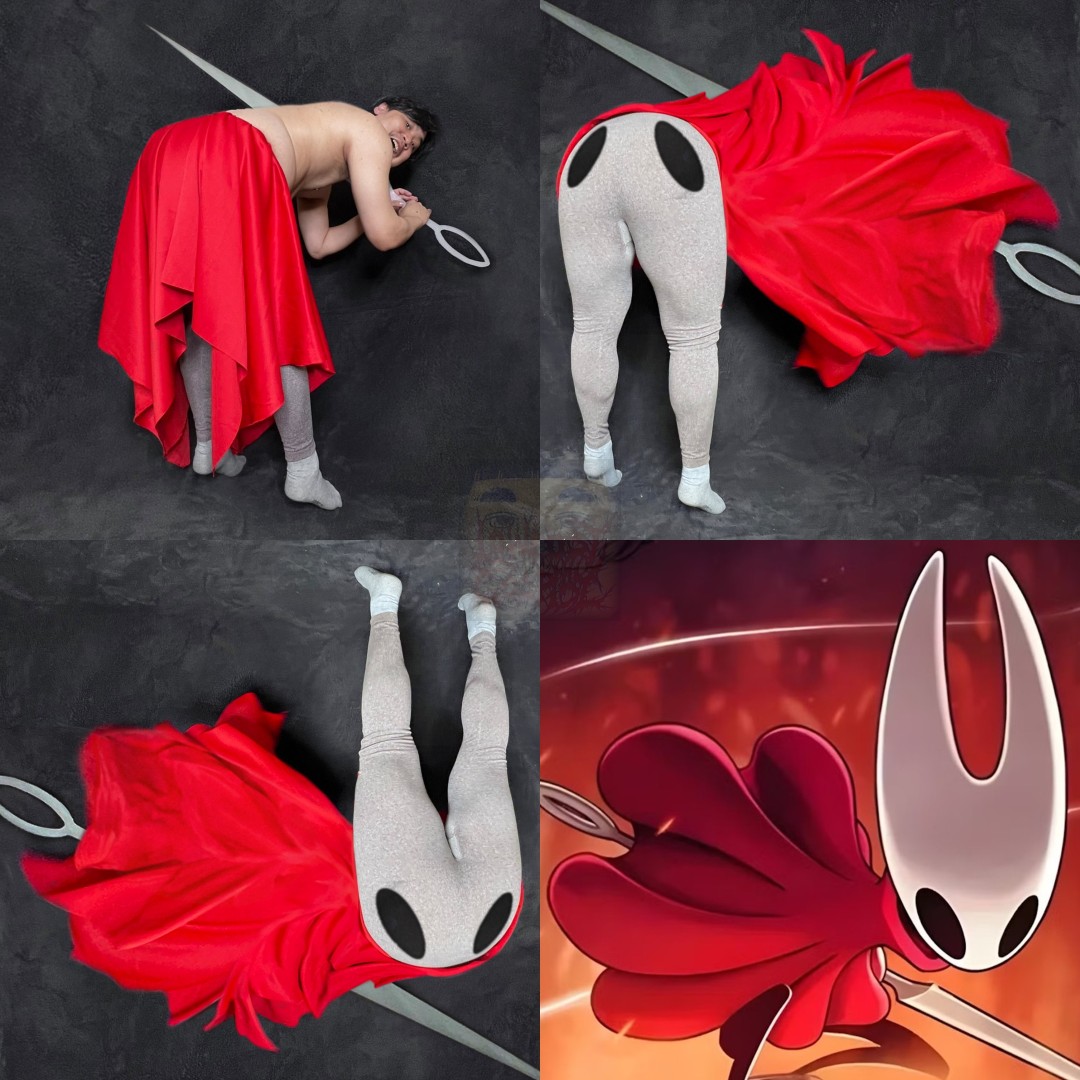 低成本COS小哥再发力 保暖裤窗帘抽象演绎《丝之歌》