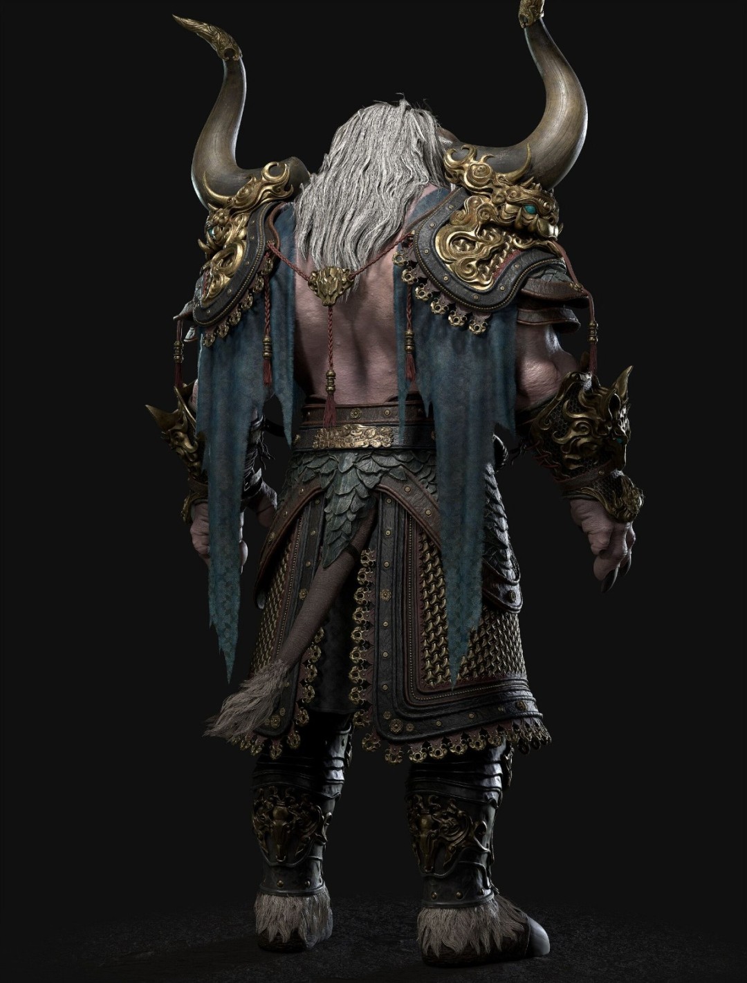《黑神话：悟空》牛魔王同人作品 威武霸气！