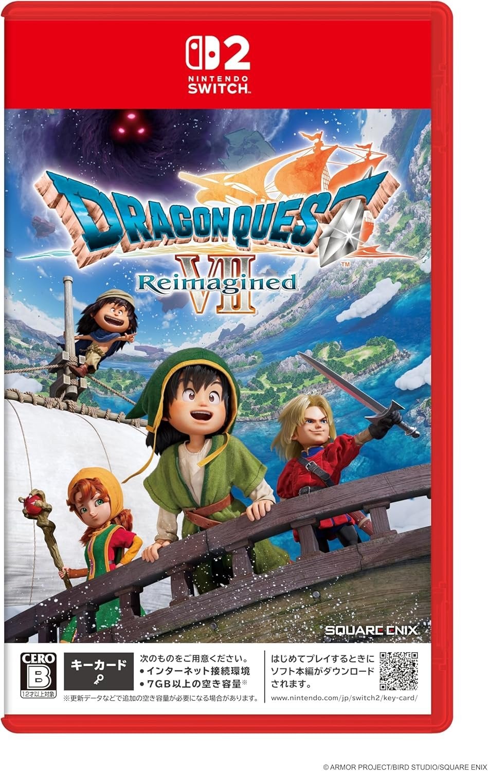 《勇者斗恶龙7：Reimagined》Switch 2版仅7GB