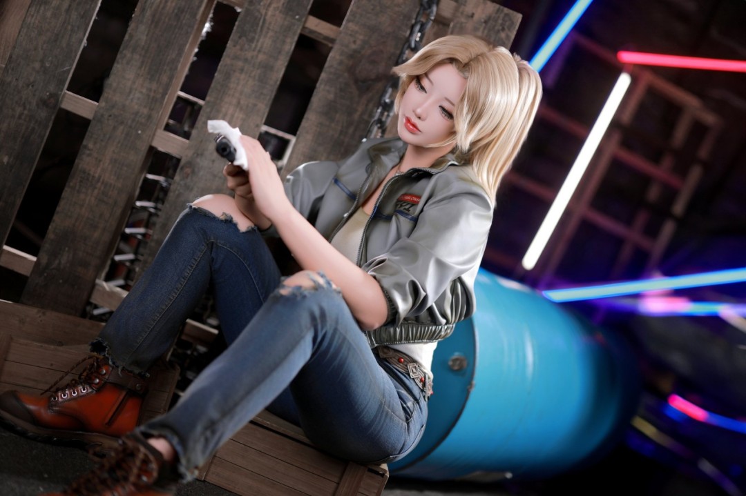 还原度超高！性感韩援Yasal最新《消逝的光芒：困兽》COS美图