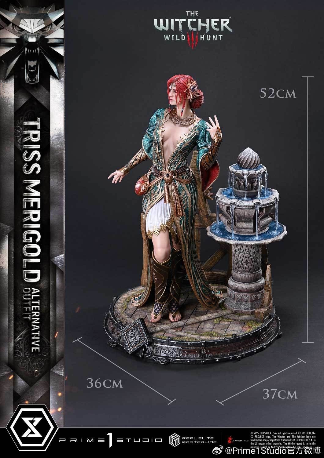 《巫师3》特莉丝雕像开启预约：肌肤细腻 柔美逼真