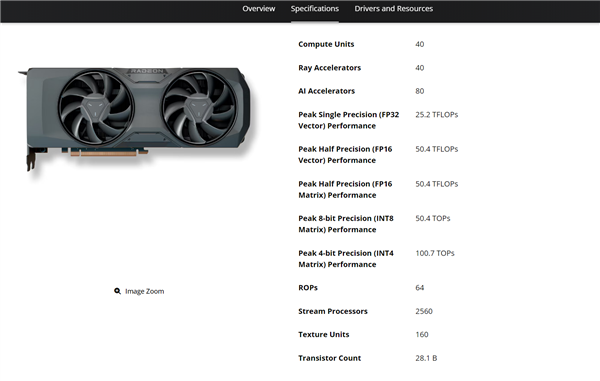 AMD低调推出RDNA3新卡RX 7700：16GB显存定位2K游戏