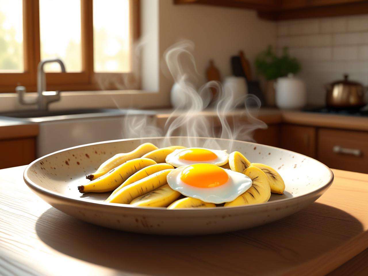 蒸香蕉和鸡蛋一起吃是否安全？